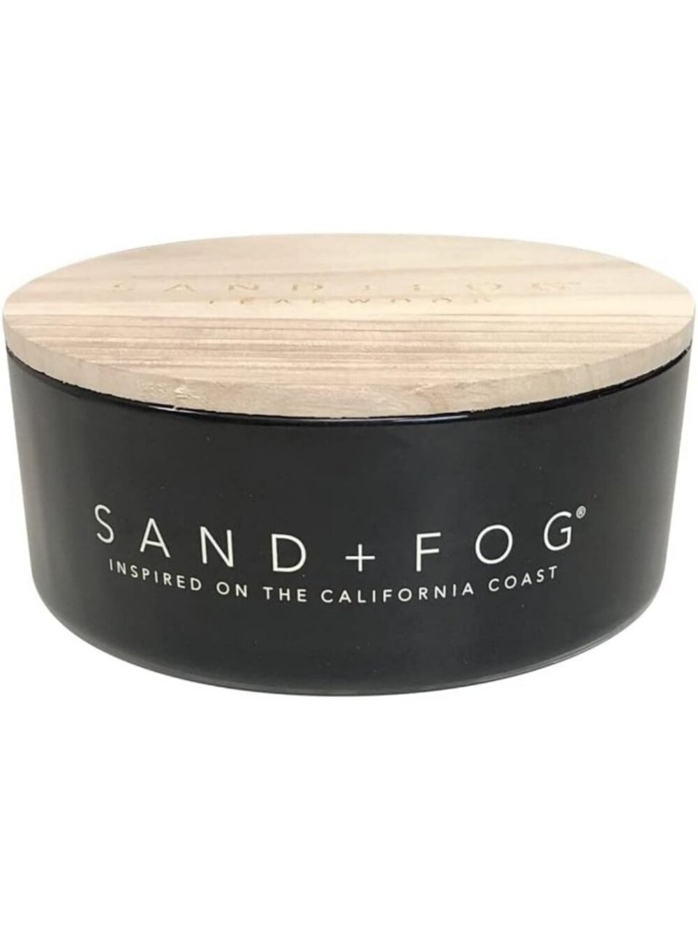 Luxury Teakwood Scented Candle - 34 oz Jar, 100% Cotton Wick, Home Décor, Air